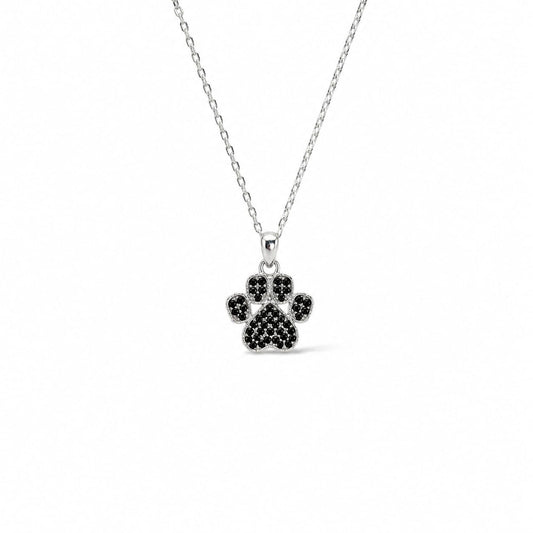 Paw Print Charm Pendant with chain