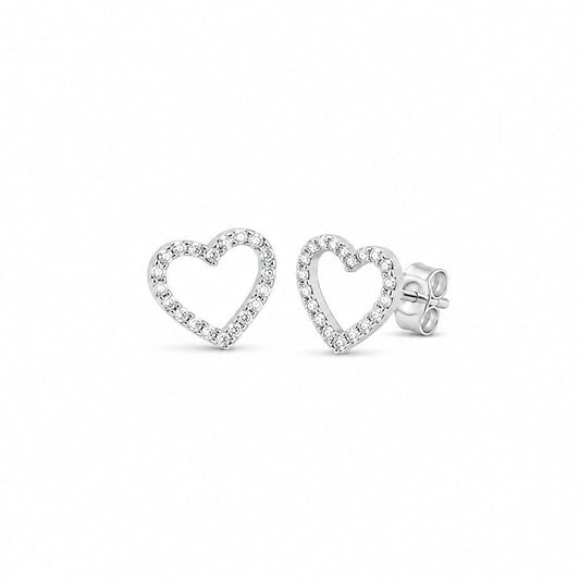 Mini Heartline Studs