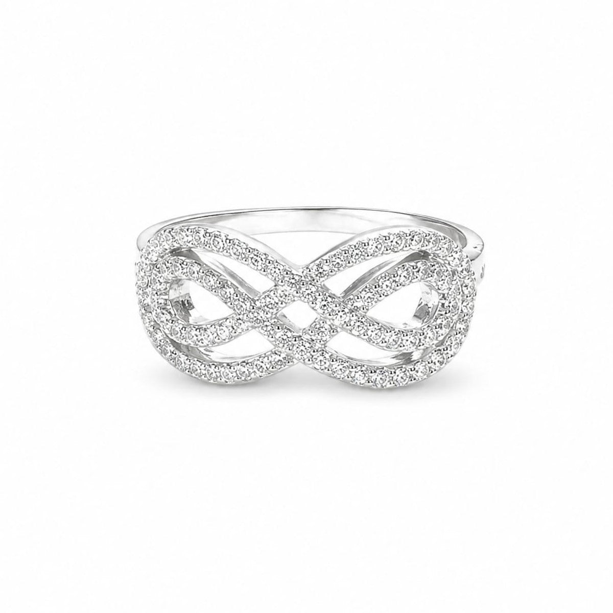 Infinity Pave Ring