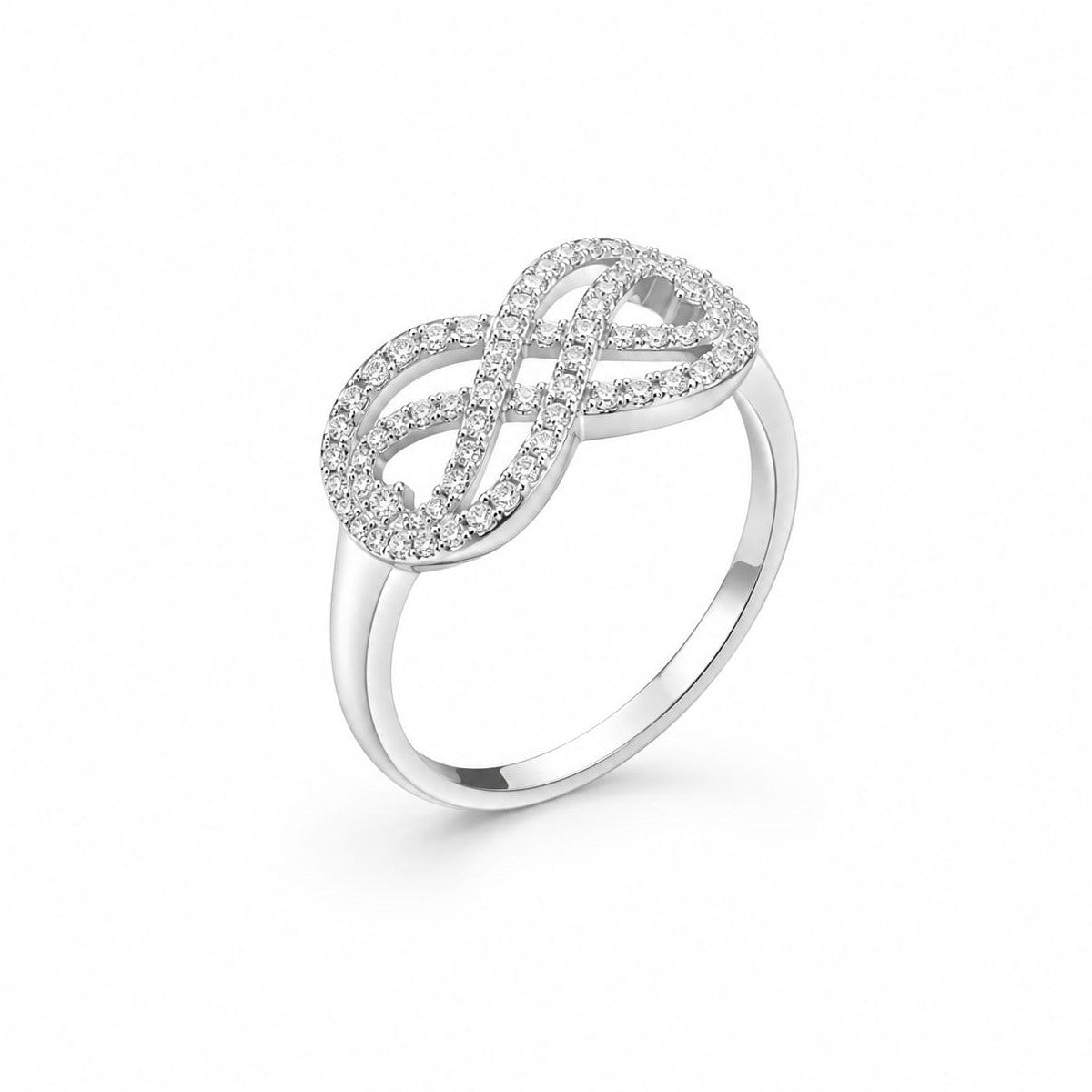 Infinity Pave Ring