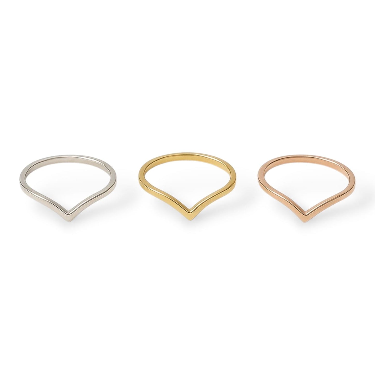 925 Silver Wishbone Ring