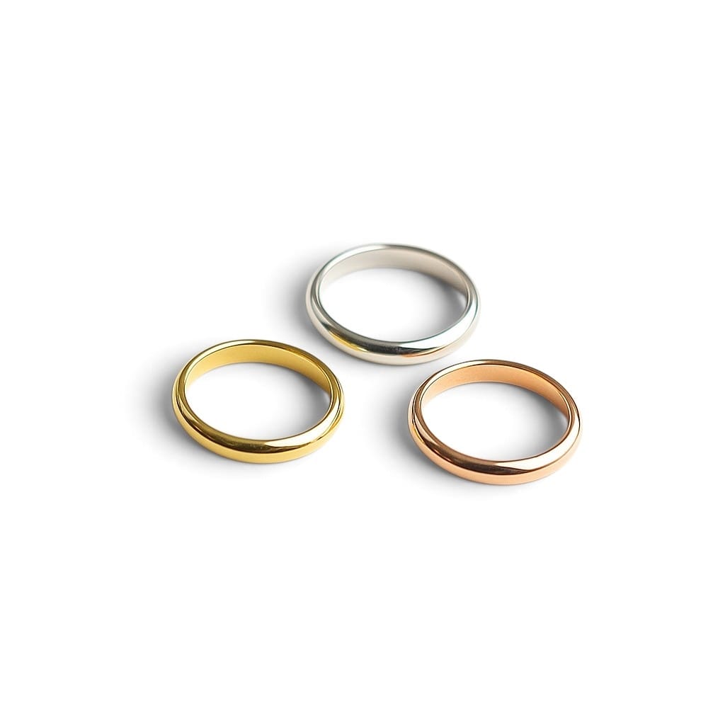 925 Silver Bold Stacker