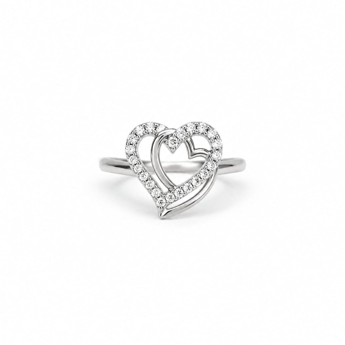 Double Heart Ring