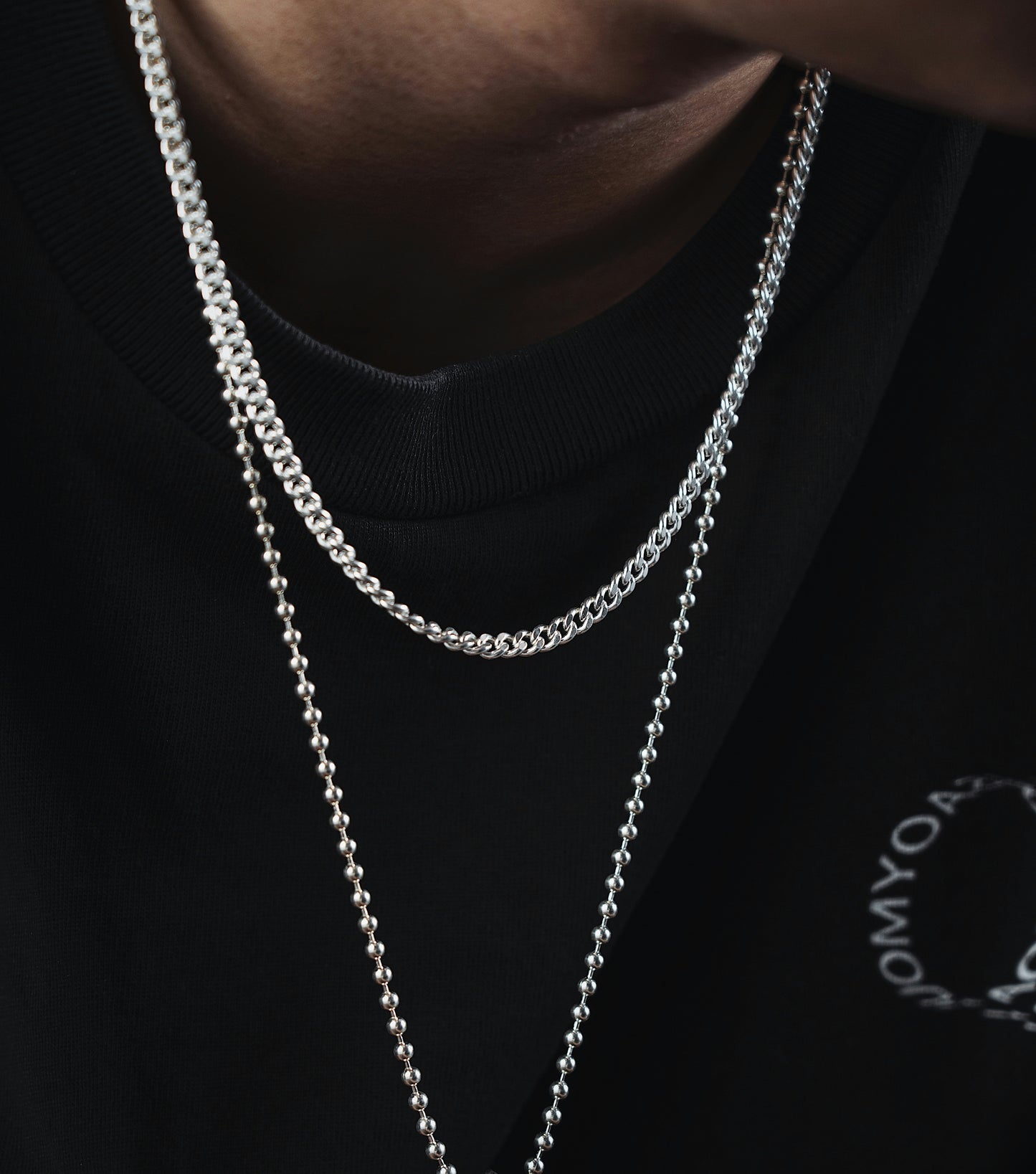 Silver Ball Chain Necklace