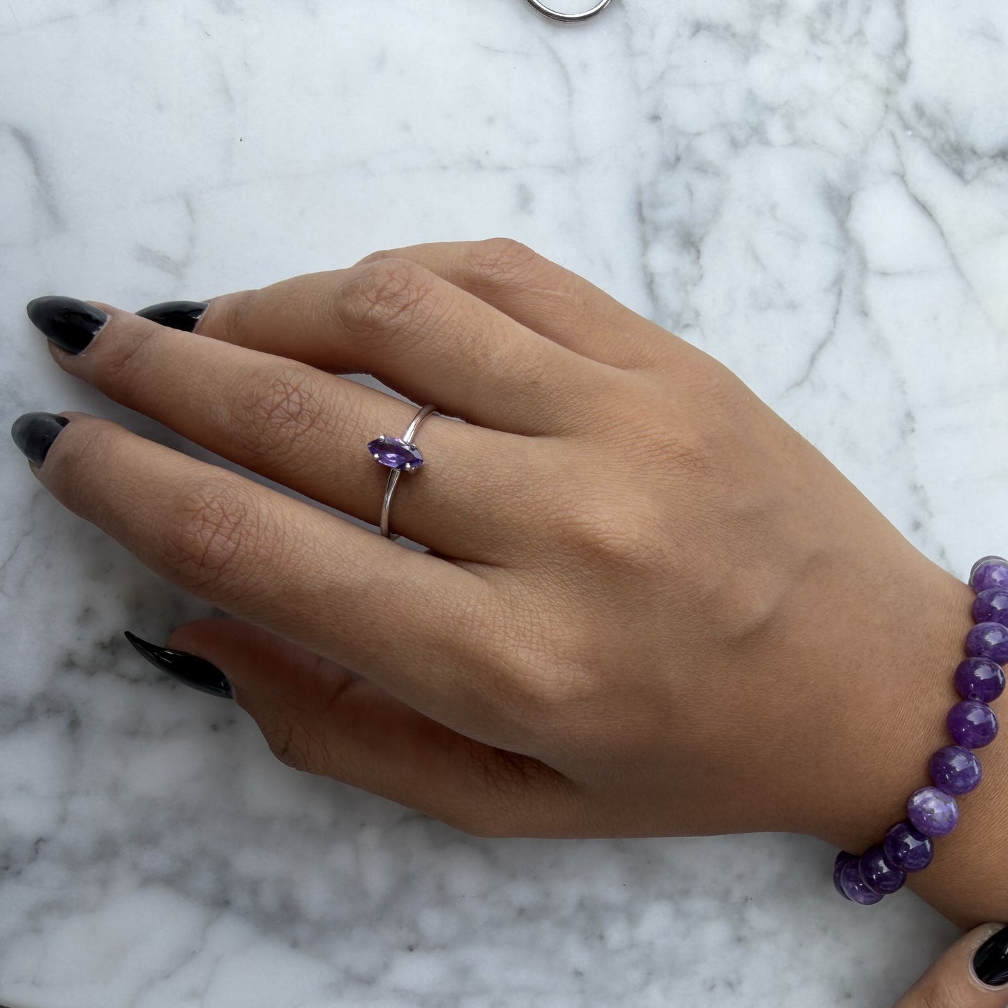 Mini Marquise Birthcolor Ring