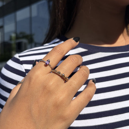 Mini Marquise Birthcolor Ring