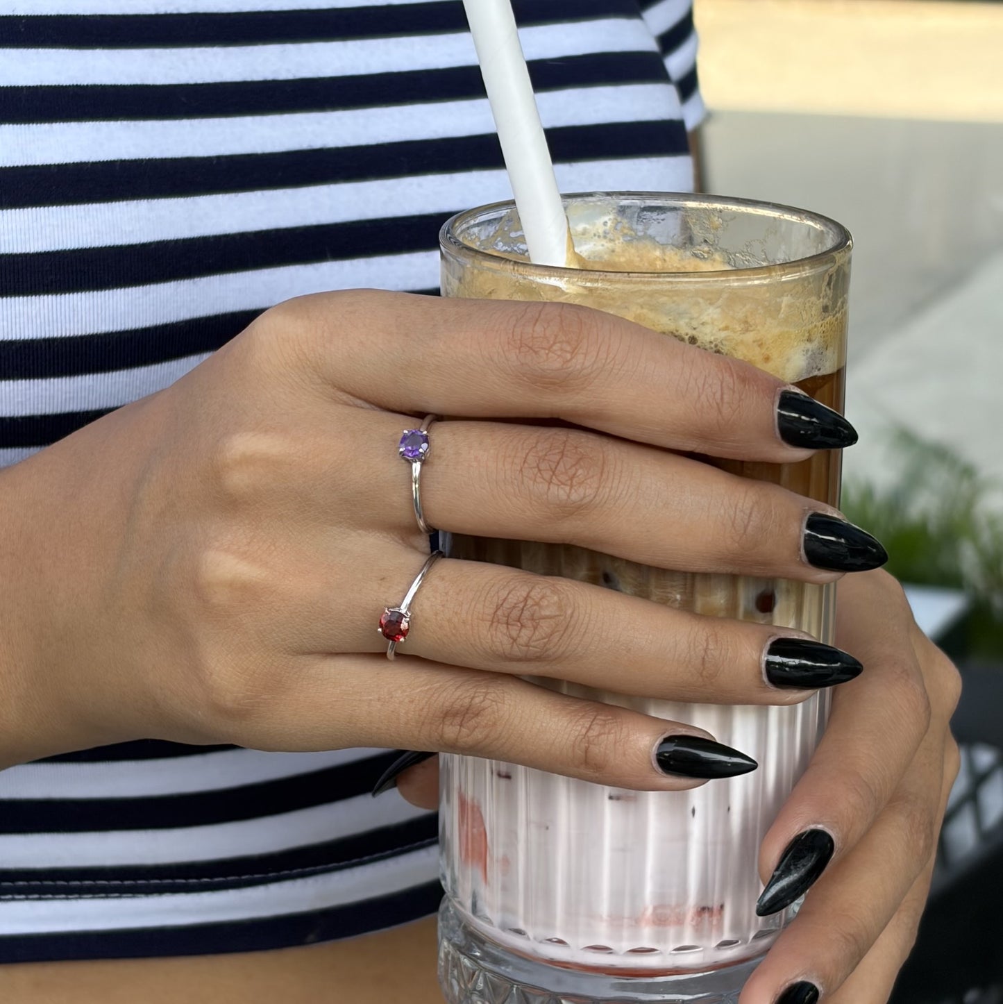 Round Birthcolor Ring