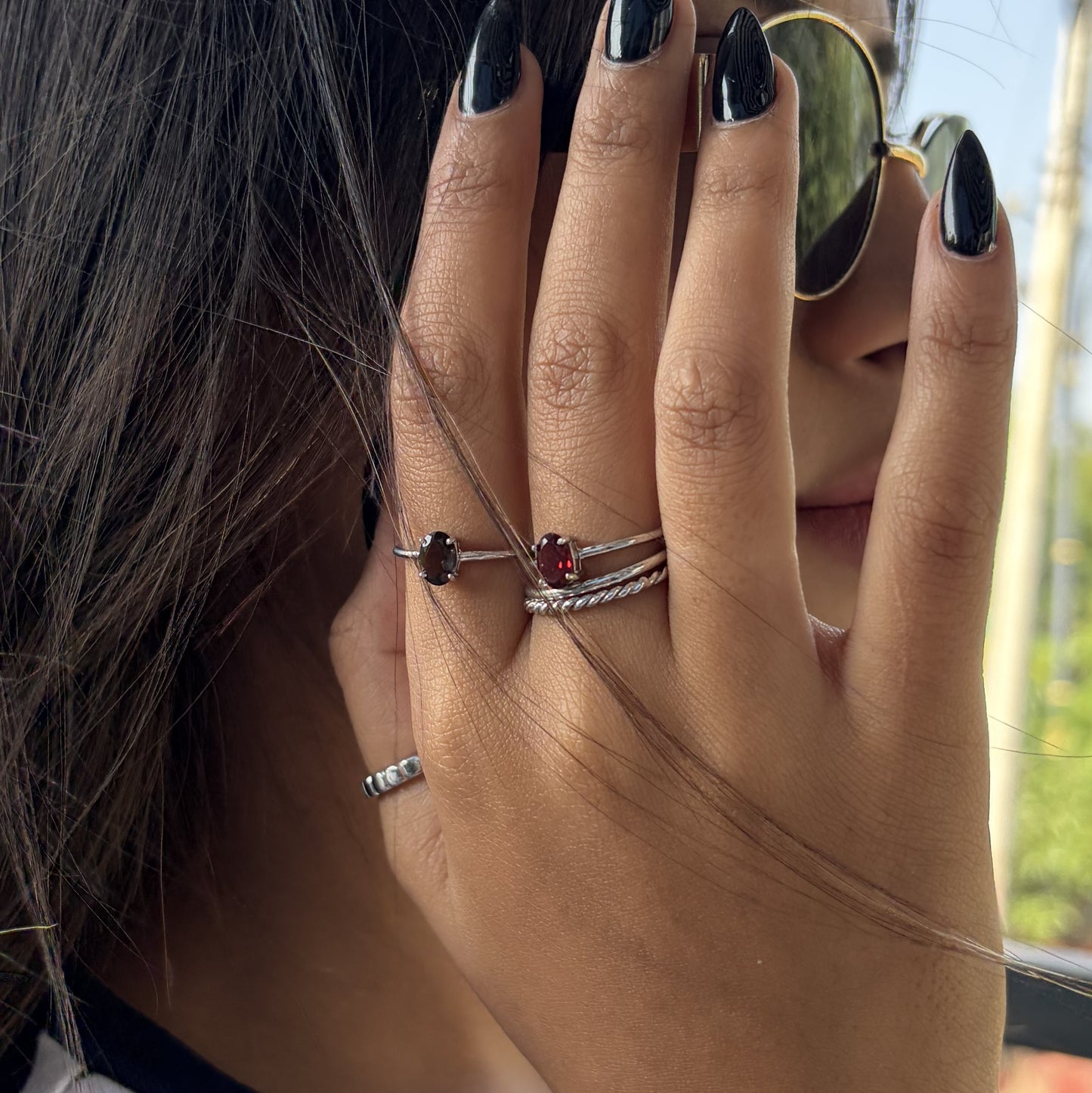 Oval Birthcolor Ring