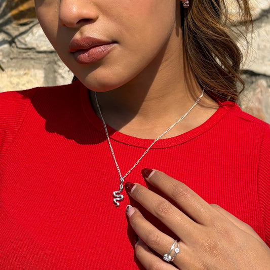 Serpentina Charm Pendant with chain