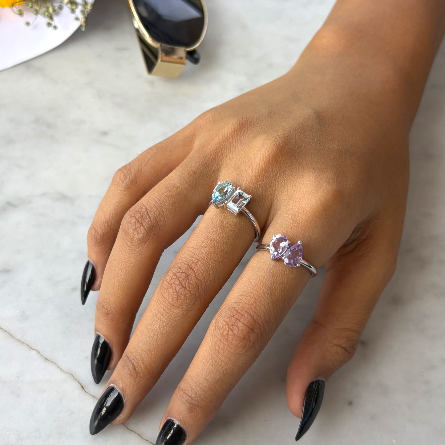 Sky Color Duet Ring