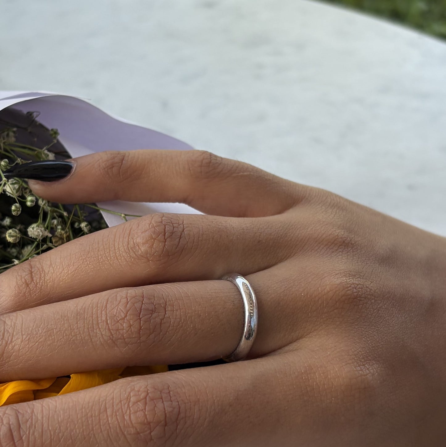 925 Silver Bold Stacker